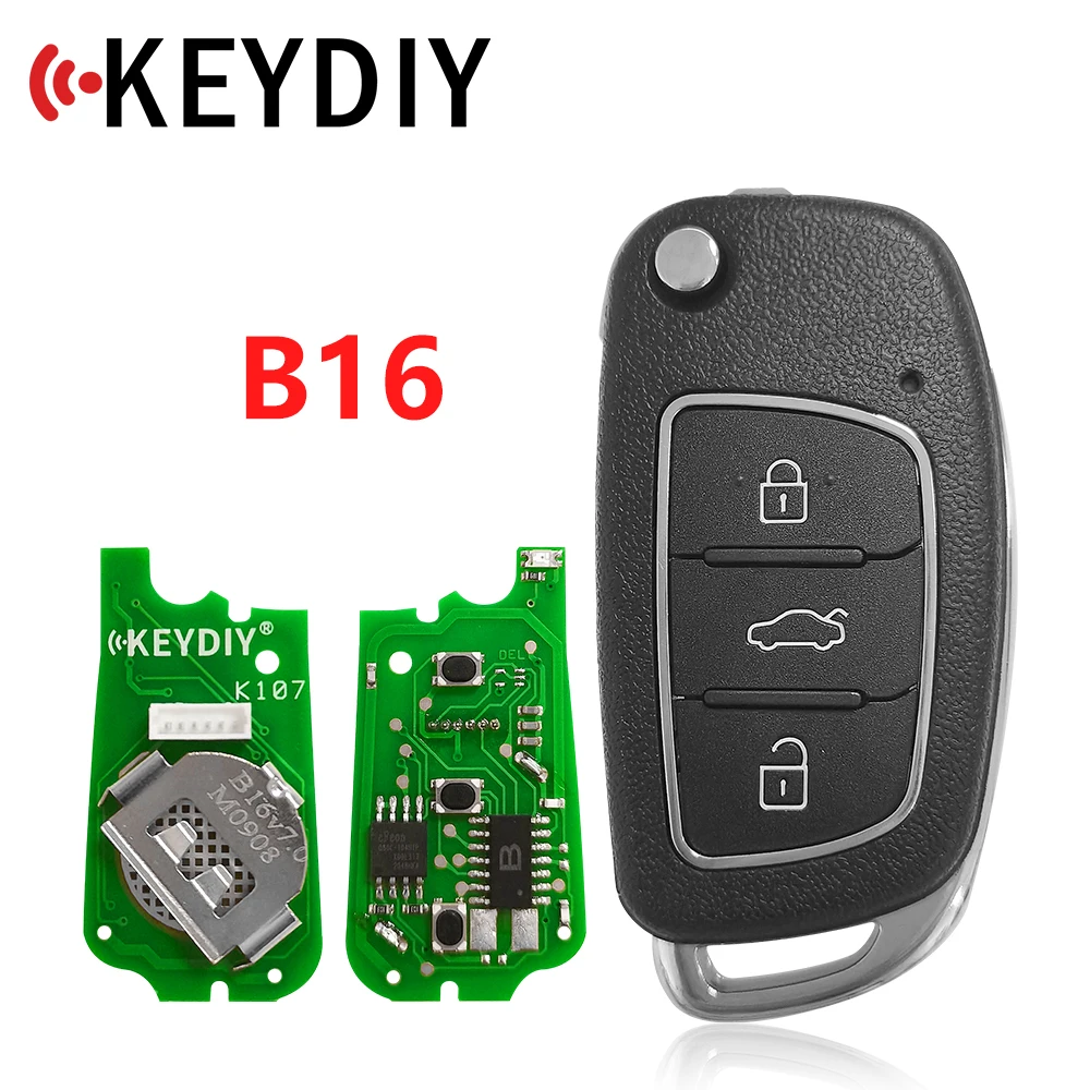 KEYDIY B Sorozat B16 3 Gomb Univerzális KD Távoli Kulcs KD900/KD200/URG200 Kulcs Programozó